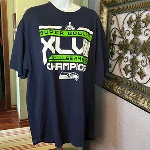Essential Delta Seahawks Tee Super Bowl Champions Sz 2X
